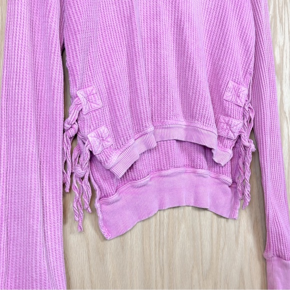 Free People Cropped Interlaken Thermal Top - Picture 2 of 9